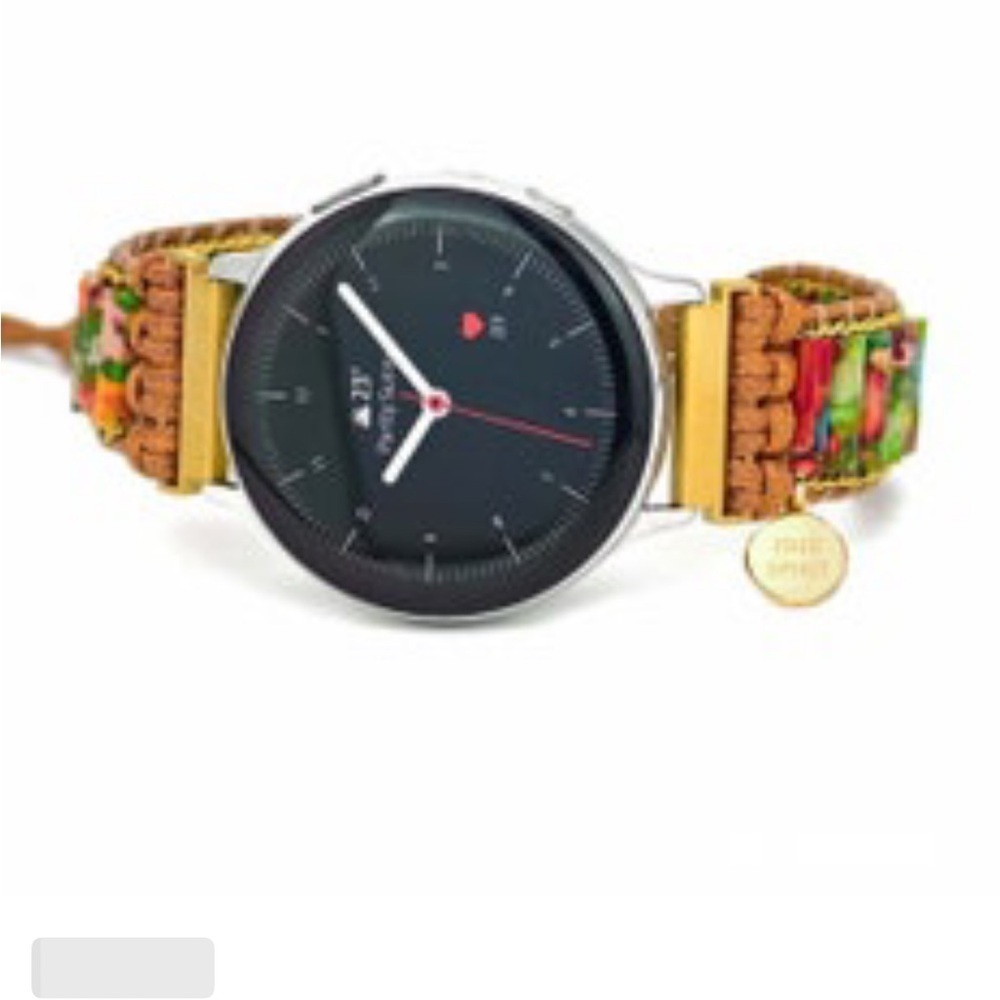 Rainbow Jasper 20mm Smartwatch band for wrist 5-6.5 inches. - Picture 6 of 7